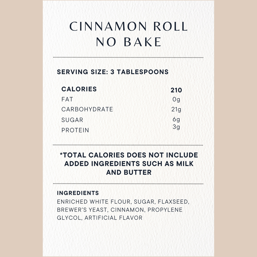 Lactation No-Bake Mixes