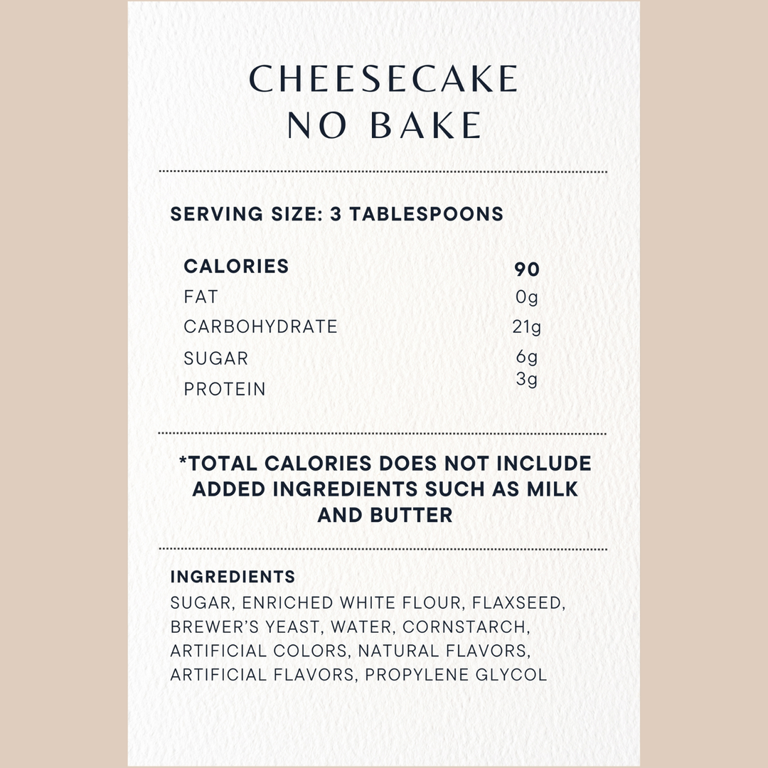 Lactation No-Bake Mixes