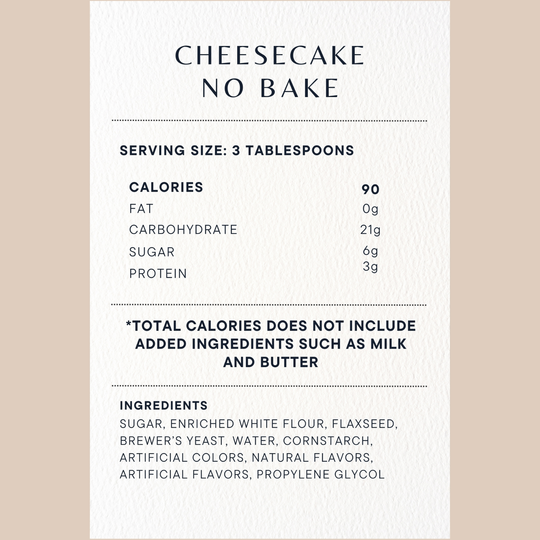 Lactation No-Bake Mixes