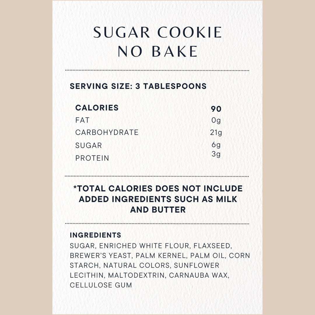 Lactation No-Bake Mixes