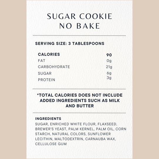 Lactation No-Bake Mixes