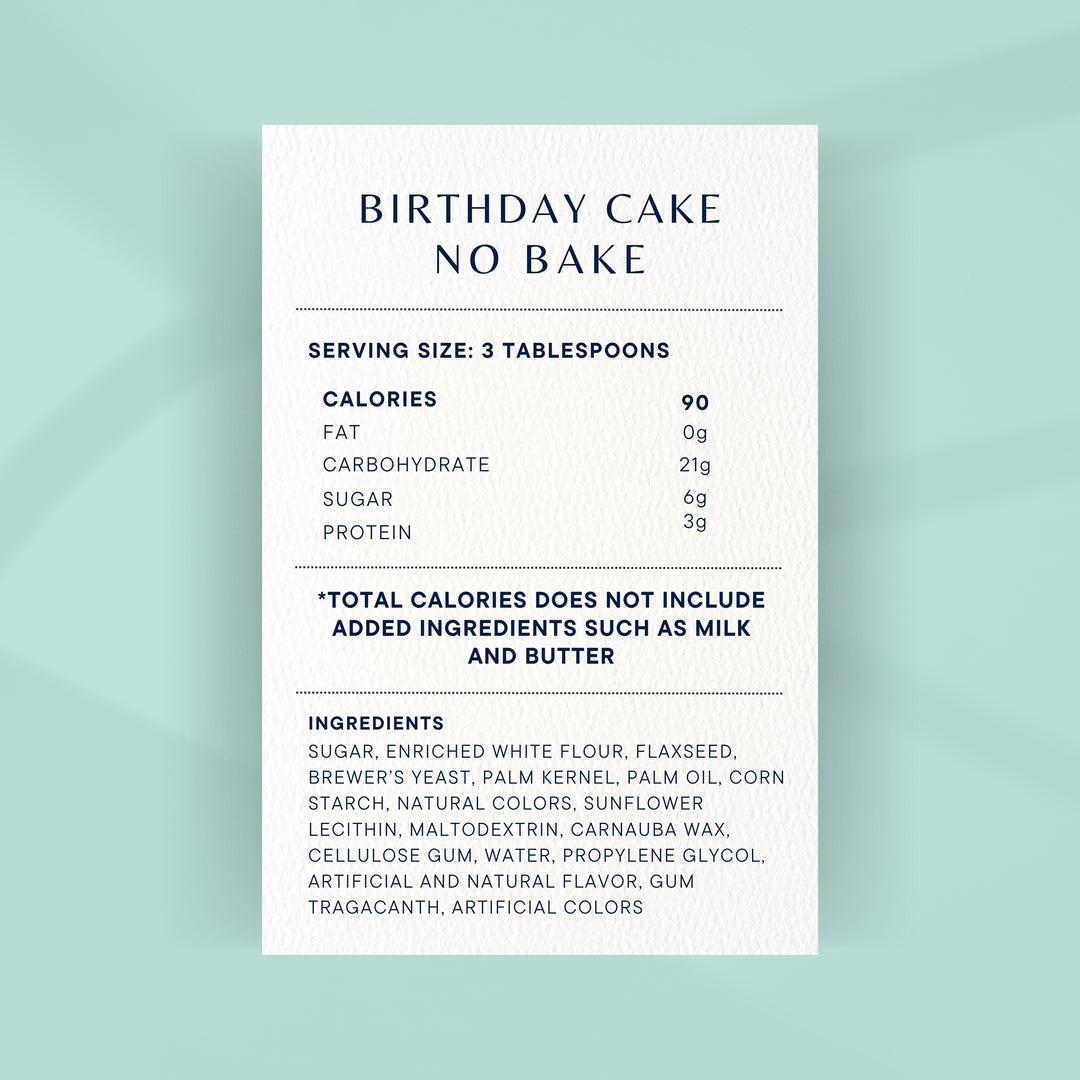 No Bake Mixes